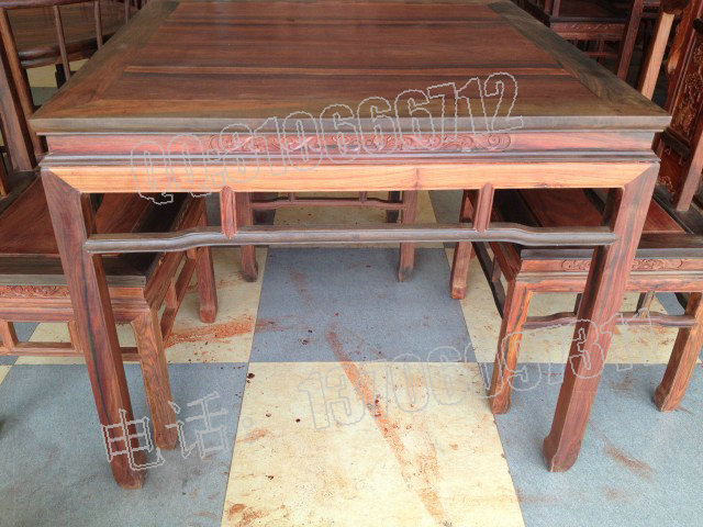 老挝大红酸枝四方桌
