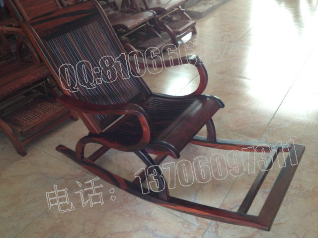 老挝大红酸枝躺椅