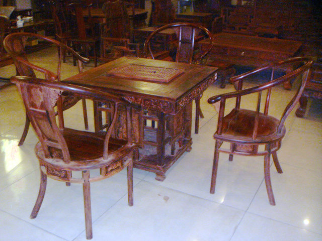 老挝大红酸枝泡茶桌