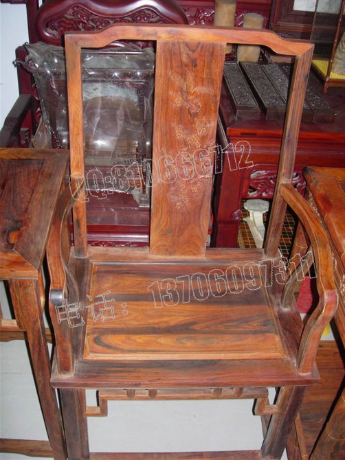 老挝大红酸枝南宫椅