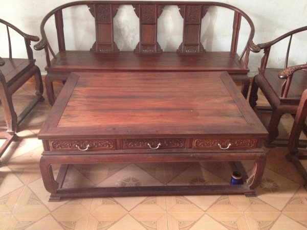 老挝大红酸枝沙发 皇宫椅沙发