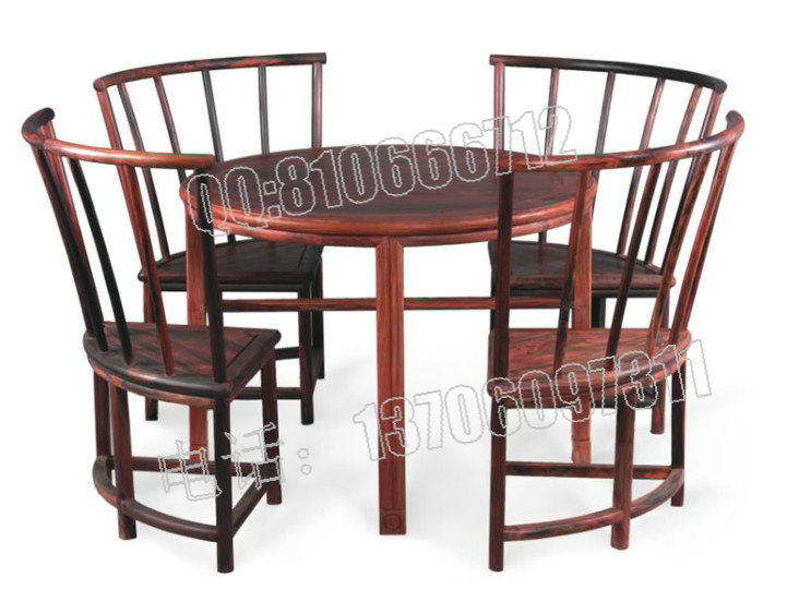 大红酸枝休闲桌