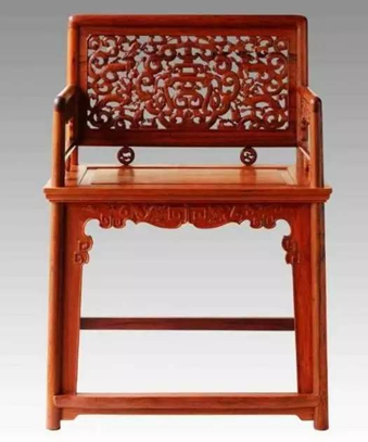 老挝大红酸枝玫瑰椅
